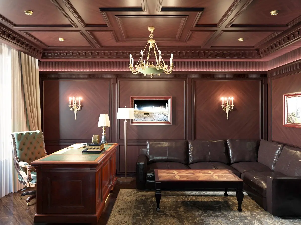 Деревянный кабинет