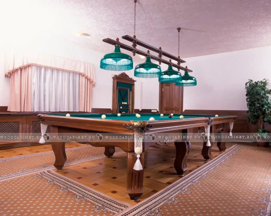 Размер бильярдной комнаты