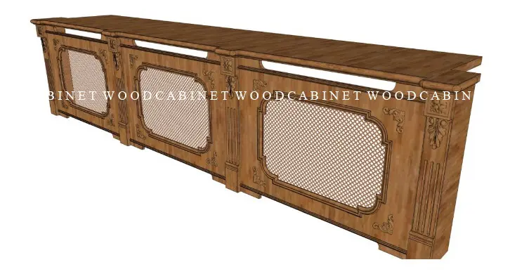 Экран радиатора - визуализация проект