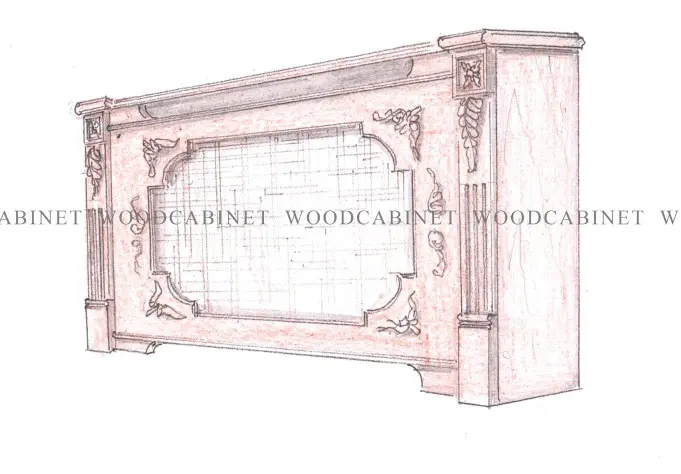 Экран радиатора - эскиз от руки